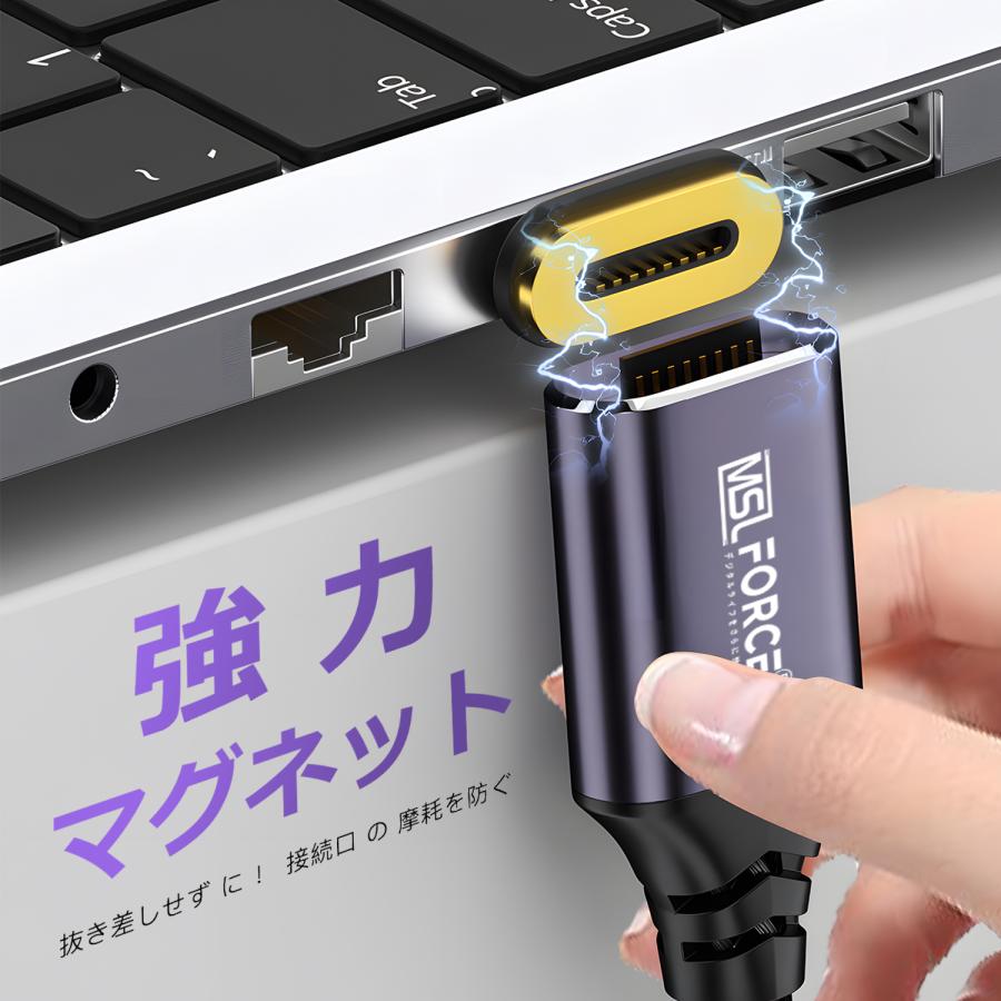 【２個目半額/最大600円OFF限定クーポン】HDMI 2.1 マグネット式 変換アダプタ 磁気吸着 8K@60Hz 4K@120Hz 7680×4320  lb-a14 送料無料 | MSL FORCE | 11