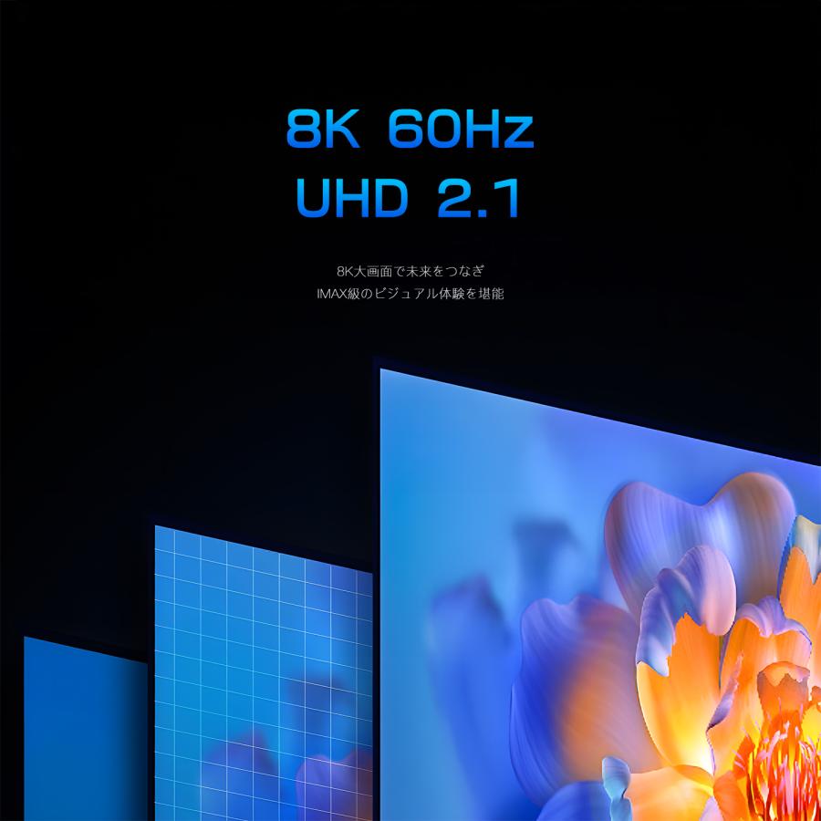 【２個目半額/最大600円OFF限定クーポン】HDMI 2.1 マグネット式 変換アダプタ 磁気吸着 8K@60Hz 4K@120Hz 7680×4320  lb-a14 送料無料 | MSL FORCE | 12