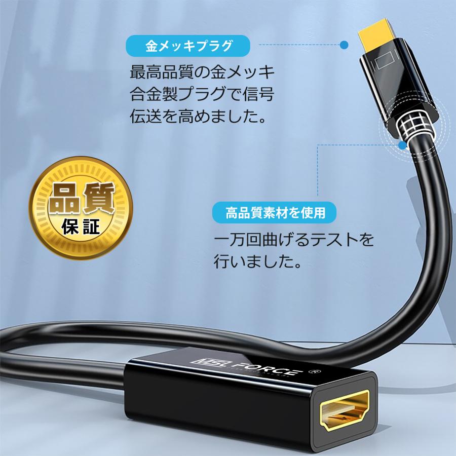【最大600円OFF限定クーポン】MiniDP HDMI 変換ケーブル Thunderbolt to HDMI  1080P@60Hz 1920×1080 4k@30Hz 音声対応 mdp2hd 送料無料 | MSL FORCE | 04
