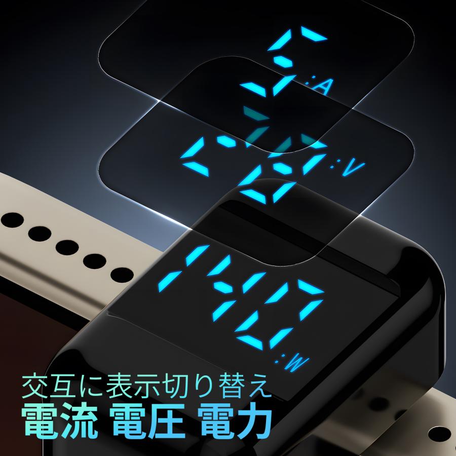 【3個目タダ】3個セット USB-C変換アダプタ 240W/140W PD3.1 急速充電 40Gbps 超高速データ転送 8K@60Hz 映像出力 リアルタイム電力表示 | MSL FORCE | 03