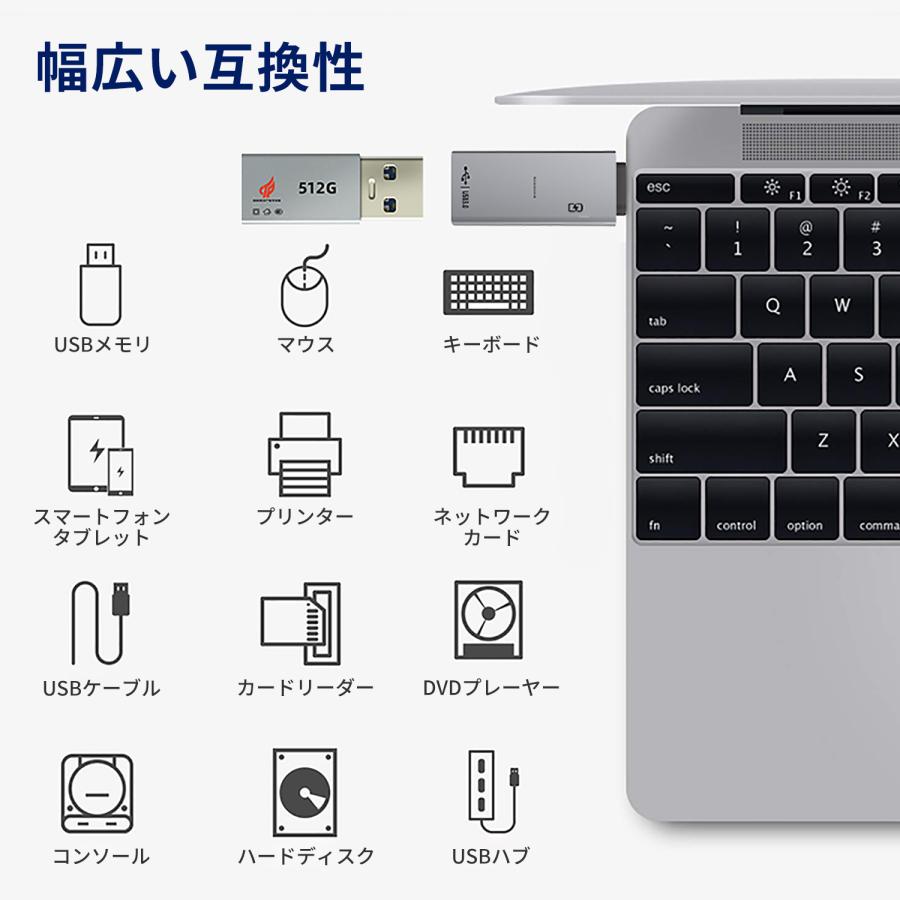 【2個目半額】2個セット USB3.0 to USB-C OTG対応 変換アダプタ データ転送 充電 イヤホン TFカード 5Gbps 送料無料 | MSL FORCE | 06
