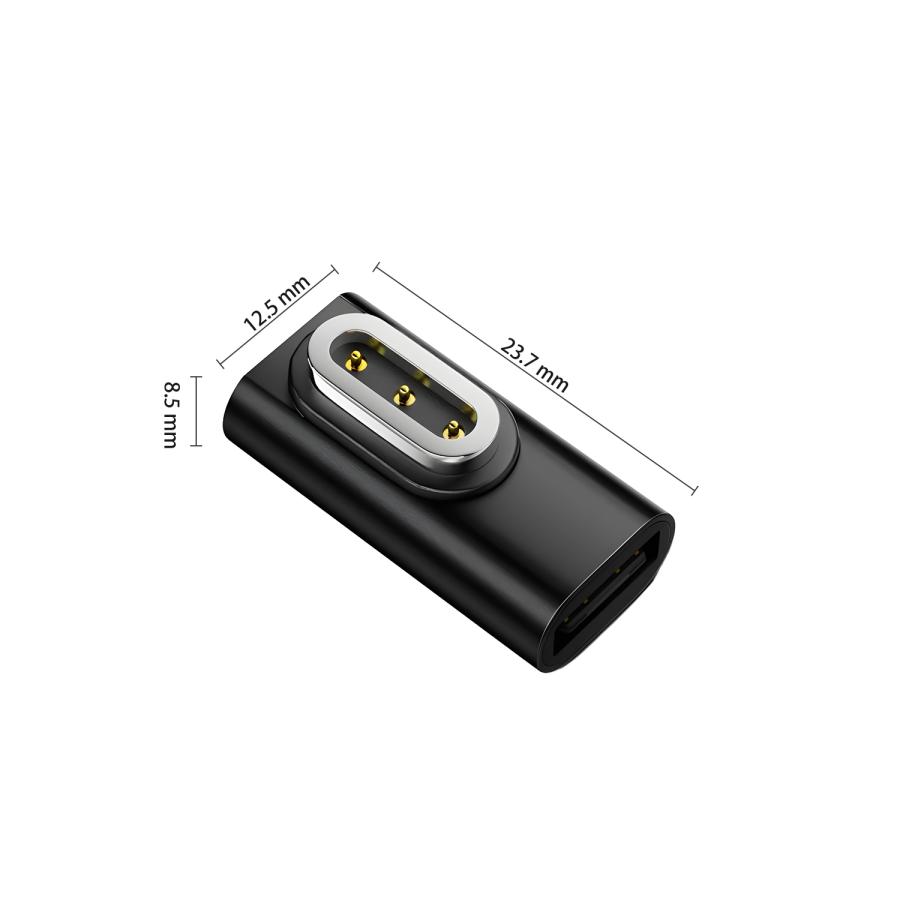 【2個目半額/3個目タダ】Rokid スマートAIグラス 対応 マグネット充電 変換アダプタ USB Type-C 入力 3ピン 磁気コネクタ 5V/0.5A 安定充電 LEDライト搭載 | MSL FORCE | 05