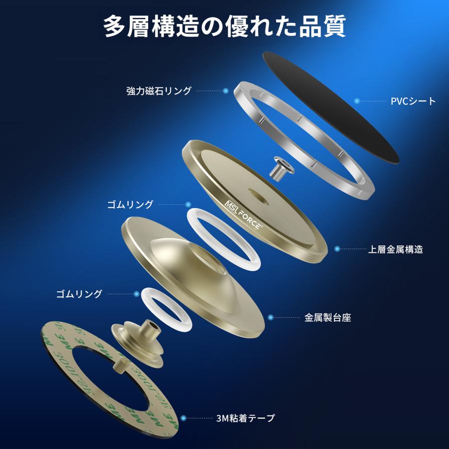 【39%OFF限定クーポン】 Magsafe超強磁力 壁掛け式スマート フォンスタンド 角度調整が可能な 携帯電話ホルダー 落下防止 送料無料 (39%) | MSL FORCE | 04