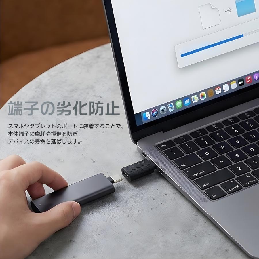 【2個目半額】2個セット USB-C 延長アダプタ 検証用途にも対応 USB3.1 24ピンフル結線 高速データ転送 急速充電 映像出力対応 高耐久ナイロン コンパクト test | MSL FORCE | 01