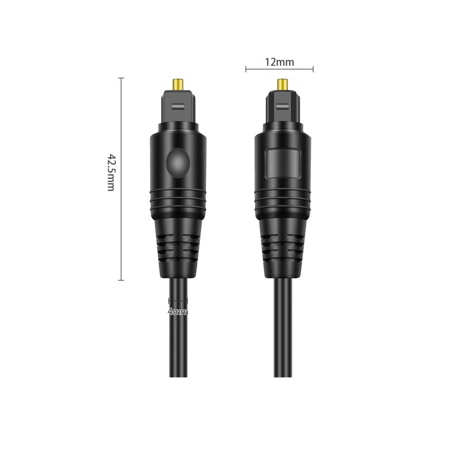 【39%OFF限定クーポン】適格請求書発行可 TOSLINK 光デジタル オーディオケーブル 光ファイバーコア採用 テレビ / サウンドバー / PS5 対応 送料無料 (39%) | MSL FORCE | 04