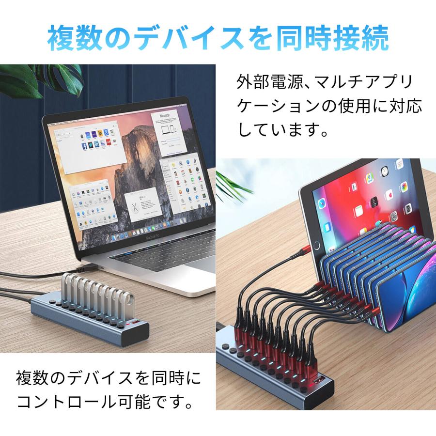 USB3.0ハブ 5ポート 8ポート 11ポート 工業用グレードHUB 12V/4A 高速 3.0 データ 適格請求書発行可 u311 送料無料 | MSL FORCE | 03