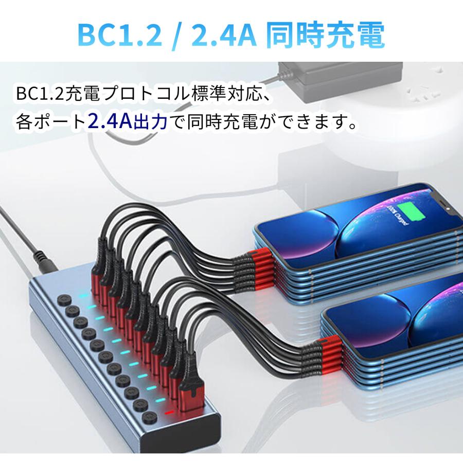 USB3.0ハブ 5ポート 8ポート 11ポート 工業用グレードHUB 12V/4A 高速 3.0 データ 適格請求書発行可 u311 送料無料 | MSL FORCE | 05