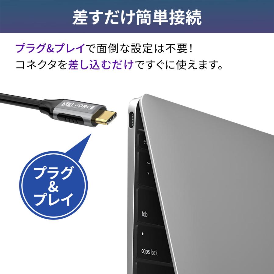 【最大600円OFF限定クーポン】Type-C（オス） to VGA (メス)変換アダプタ Type-C  抜き差し滑り止め iphone15/16シリーズ対応 uc0110 送料無料 | MSL FORCE | 03