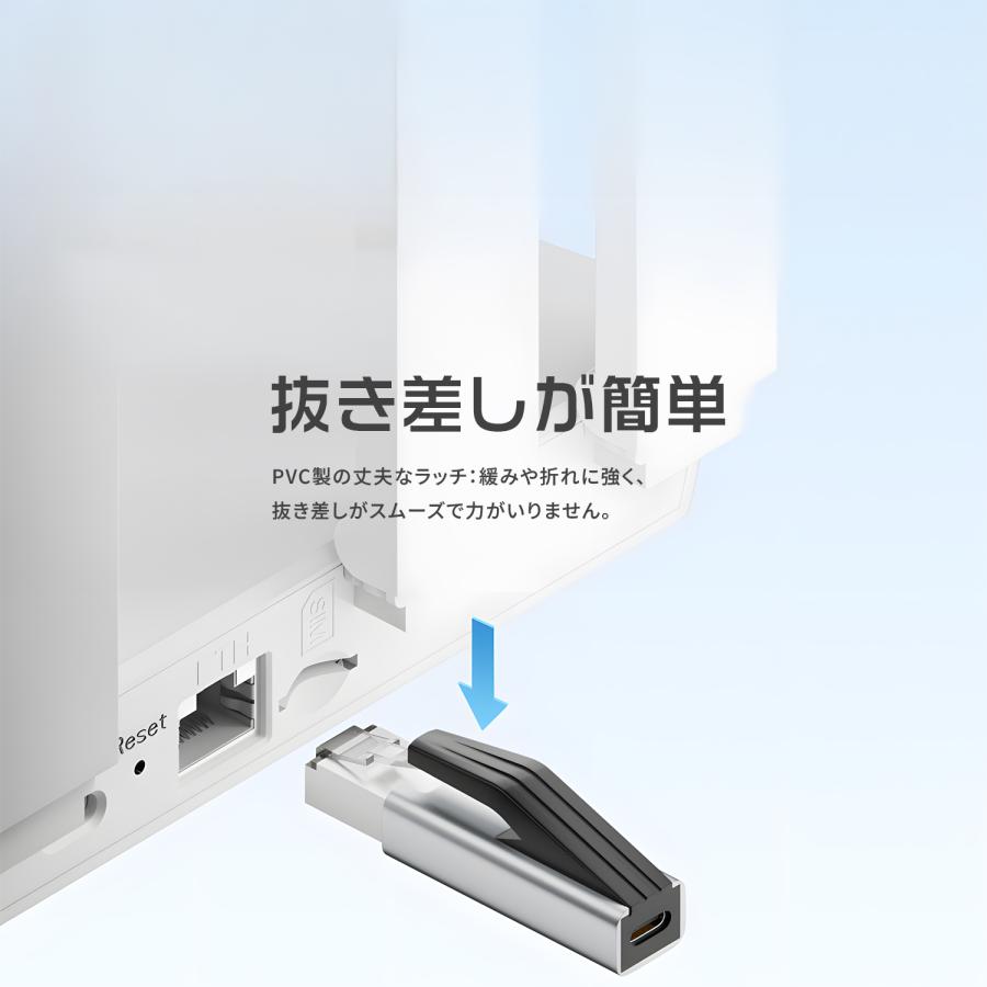 【1,000〜 2,280円】USB-C to LAN RJ45（メス）USB2.0 変換アダプタセット 有線LAN 1000Mbps イーサネット uc0111 送料無料 | MSL FORCE | 15
