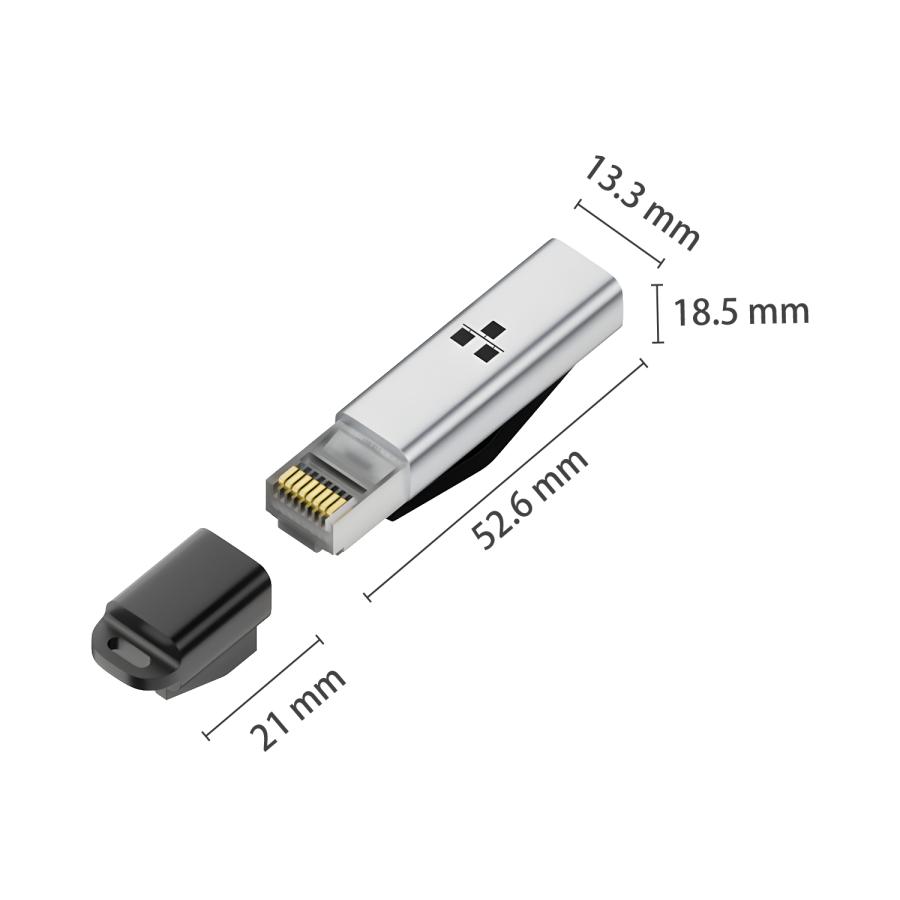 【1,000〜 2,280円】USB-C to LAN RJ45（メス）USB2.0 変換アダプタセット 有線LAN 1000Mbps イーサネット uc0111 送料無料 | MSL FORCE | 18
