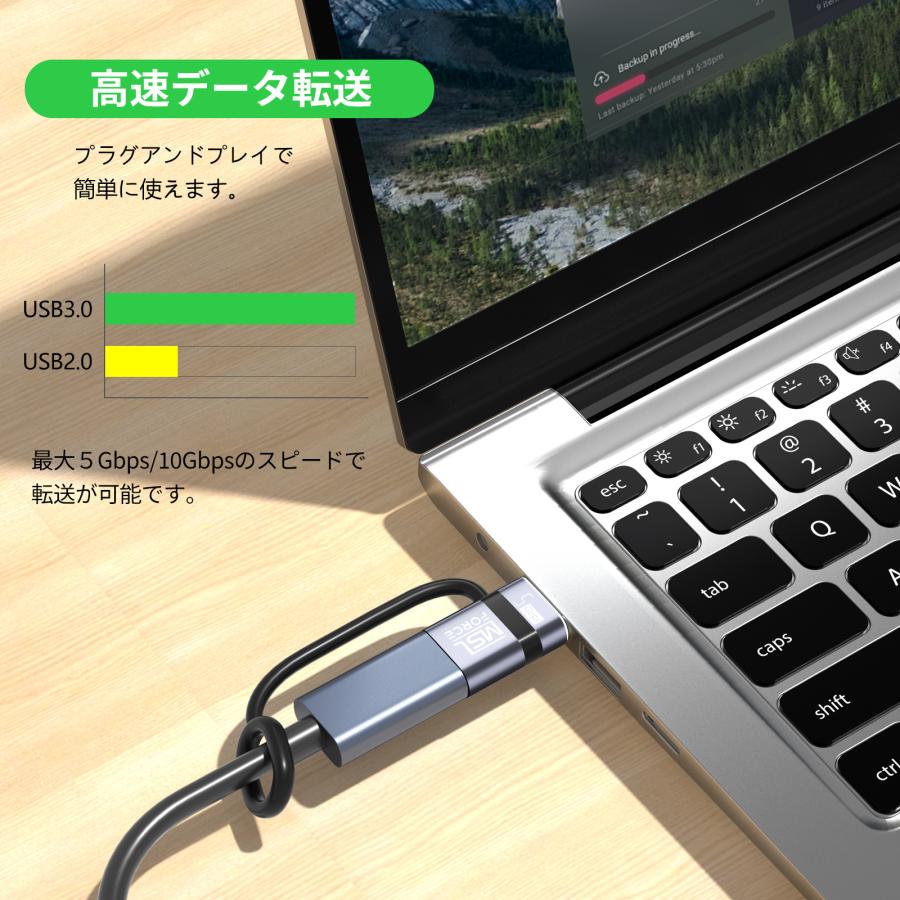 【２個目半額/最大600円OFF限定クーポン】Type-C USB-A 変換アダプタ 3A高速充電 イヤホン対応 レベルアップ最新版 iPhone16/15/14/13/12対応 uc0112 送料無料 | MSL FORCE | 11