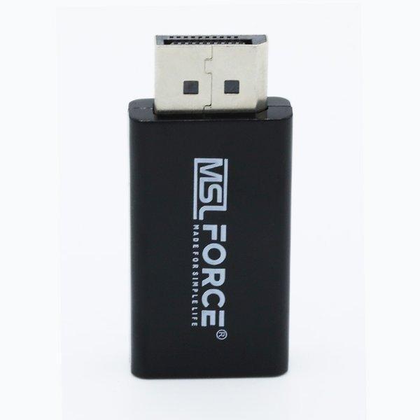 【最大600円OFF限定クーポン】DP（オス）to HDMI（メス)変換アダプタ 4K30Hz DP1.2 displayport hdmi データ転送 適格請求書発行可 uc05 送料無料 | MSL FORCE | 08