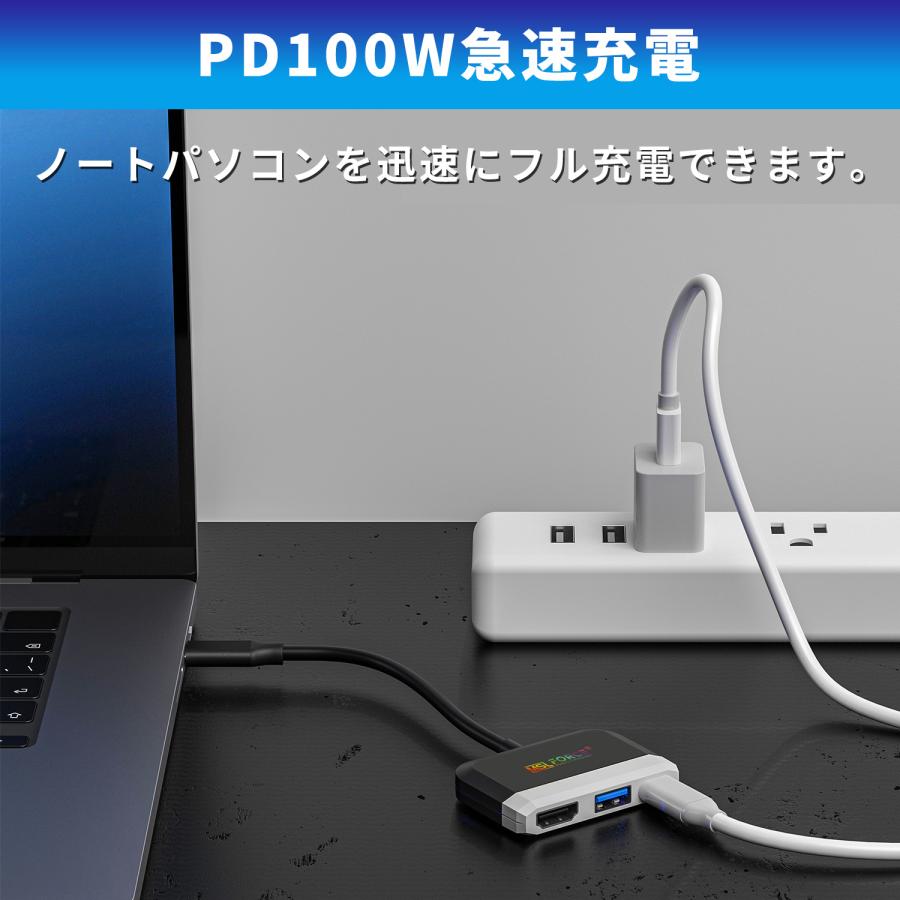 本日最大600円引き iPhone15 Plus Pro Max 対応 USB-C to HDMIアダプター Type-C アダプターハブ HDMI-4K MacBook Pro MacBookAir 対応 uc0711 送料無料｜mslforce｜04