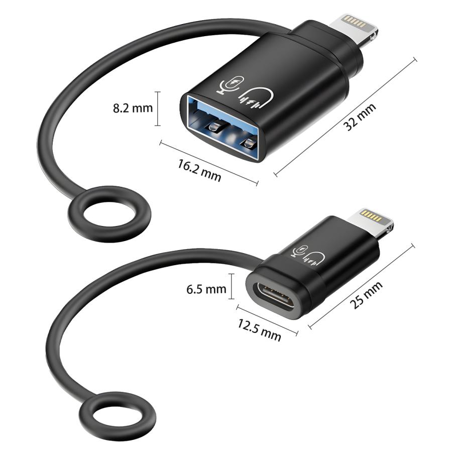 MSL FORCE 【750円から〜2個目半額/3個目タダ】USB-A Lightning 変換