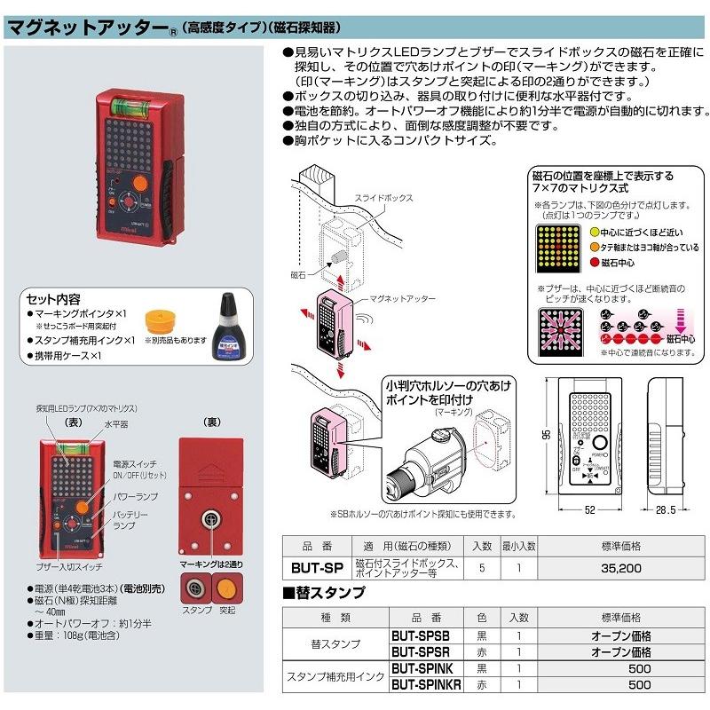 未来工業　BUT-SP　マグネットアッター　高感度タイプ　『BUTSP』　磁石探知器