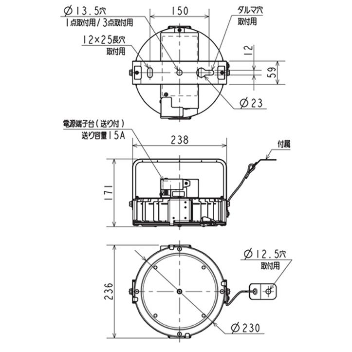 三菱 EL-GT15510N/M AHTN LED高天井用ベースライト SGモデル クラス 