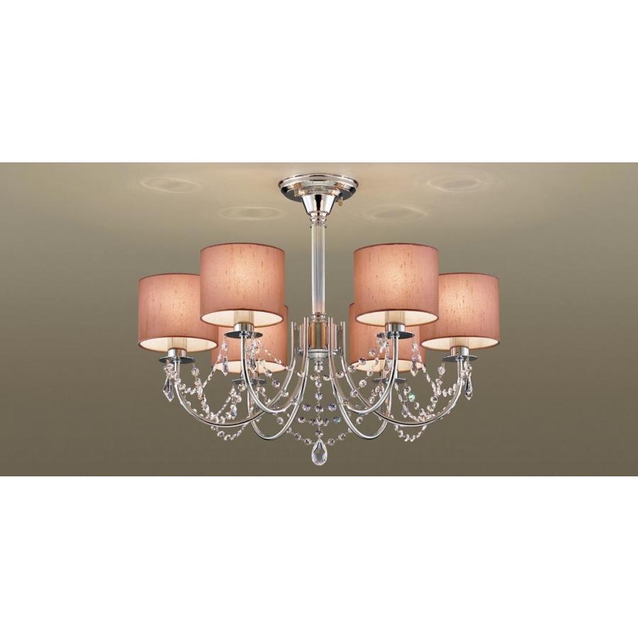 パナソニック LGB59650 吊下型 LED 電球色 シャンデリア Uライト方式 World Craft 白熱電球40形6灯器具相当 受注品 ランプ付(同梱)