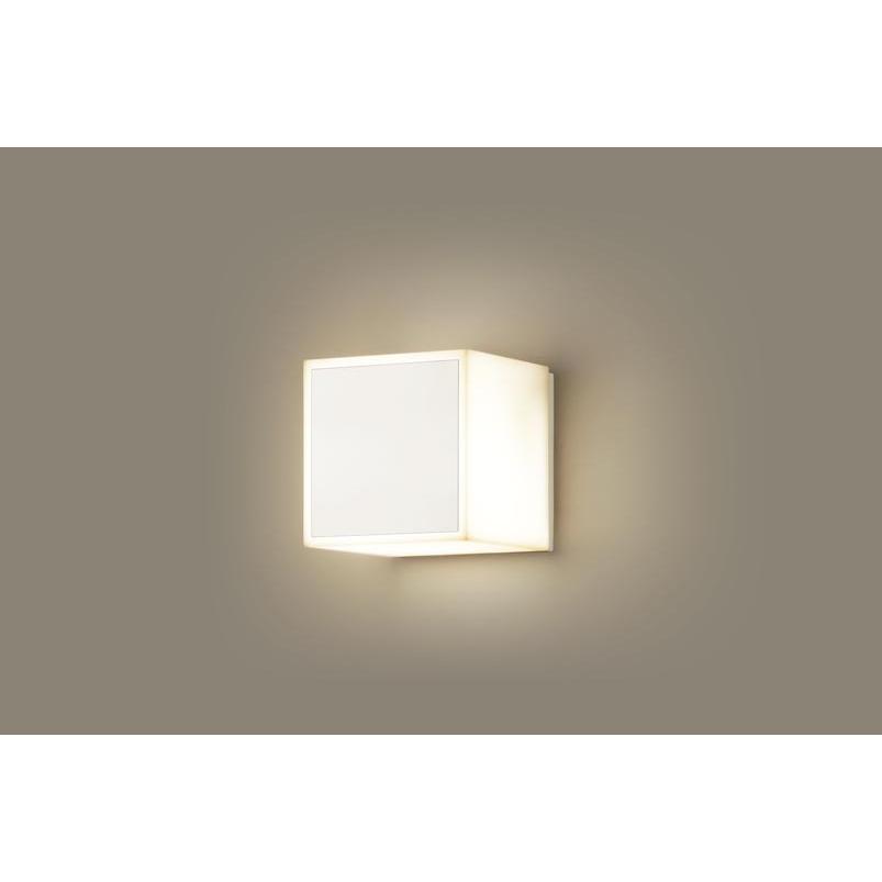 パナソニック LGW85081WF 壁直付・据置取付型 LED 電球色 ポーチライト 勝手口灯 門まわり照明 遮光型 密閉型 防雨型 白熱電球40形1灯相当 ランプ付(同梱)