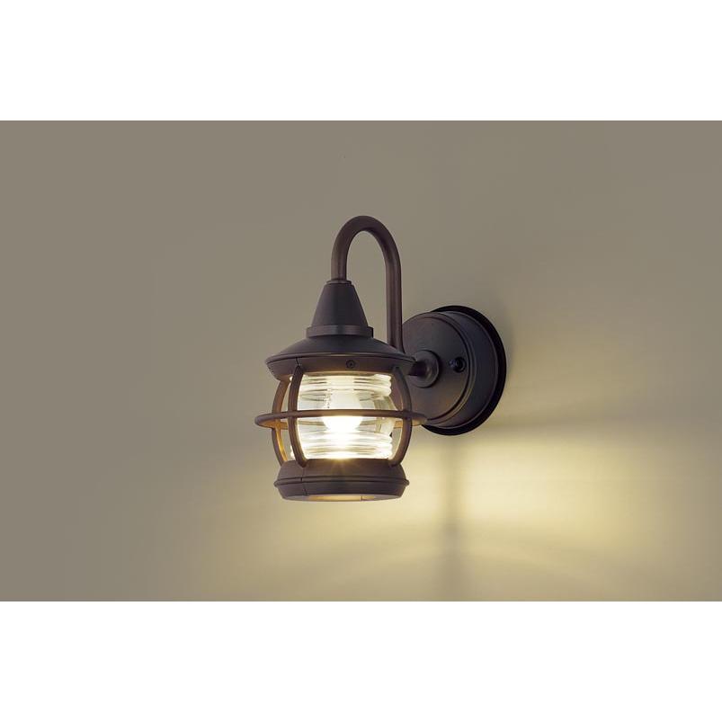 PANASONIC LGWC85044AF ダークブラウン/透明 [洋風LEDポーチライト