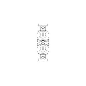 パナソニック WF3003B 接地15A埋込ダブルコンセント 125V ブラック｜msm