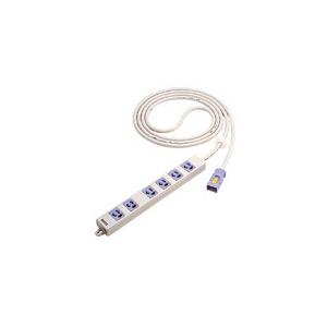 パナソニック ハーネス用OAタップ 抜止6コ口 パープル 5m