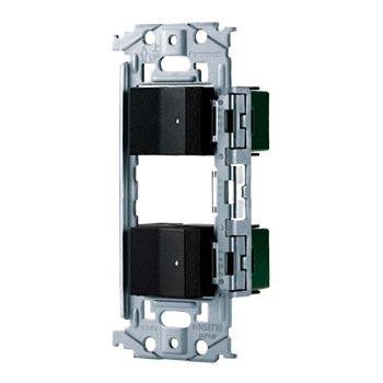 パナソニック WNSS51696B SO-STYLE 埋込スイッチセット ほたるスイッチE×2 マットブラック