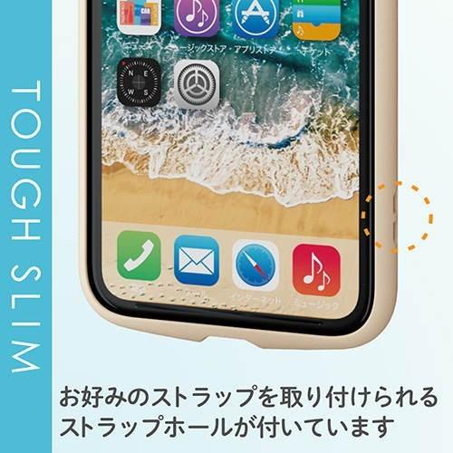 エレコム PM-A19CTSLFCIV iPhone 11 ケース 耐衝撃×フレーム TOUGH SLIM LITE 背面クリアタイプ アイボリー｜msmart｜04