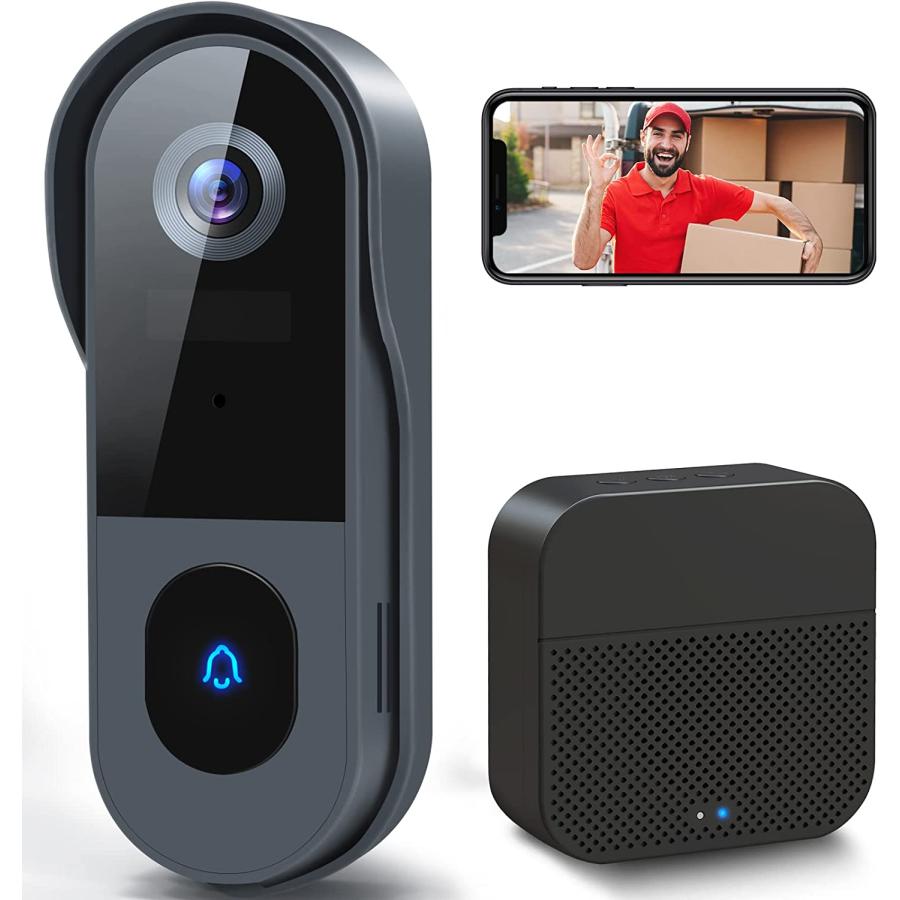 国内配送】【国内配送】インターホン ワイヤレス 工事不要XTU ビデオ