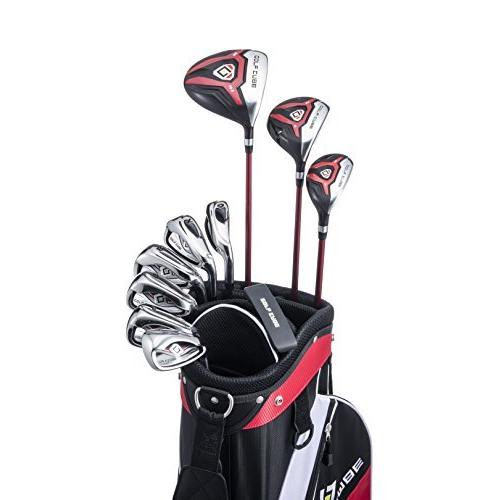 GOLF CUBE(ゴルフ キューブ) クラブセット CG-7 10本組クラブセット メンズ CG-7RED CB:RED フレックス:UNI CG