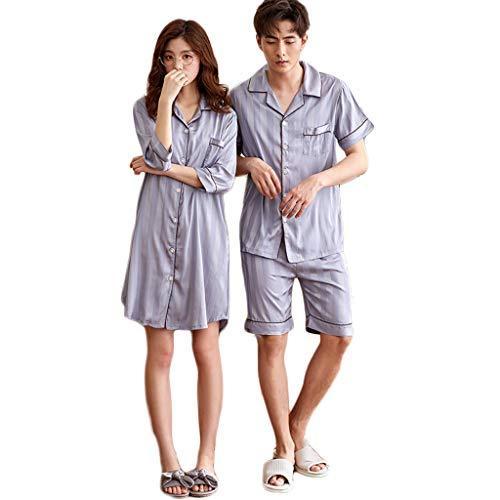 シルクパジャマペア シルクパジャマ サテン シルク パジャマ メンズ 半袖 プレゼント ペア パジャマ おしゃれ M84wiup5uh Www Familyontour De