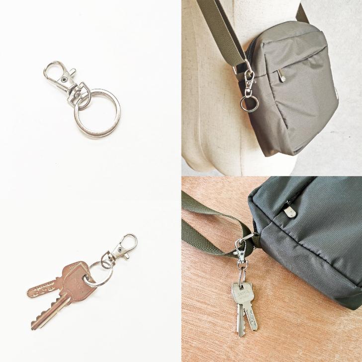 ナスカン 50個入り　12袋　35mm 小 回転式 ナスカン 50個12セット35mm 小 回転式