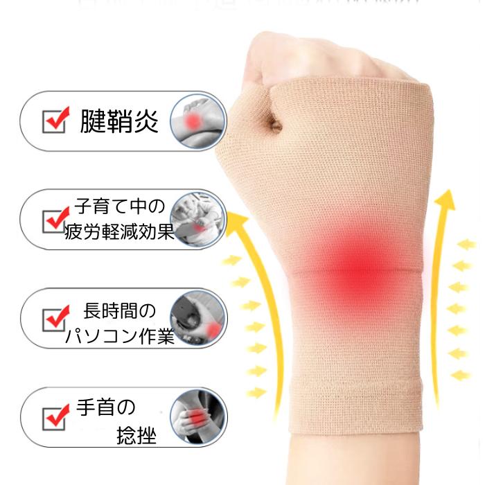 手首 サポーター2枚セット 手首の固定 腱鞘炎 捻挫 手根管症候群 男女兼用 |  | 01