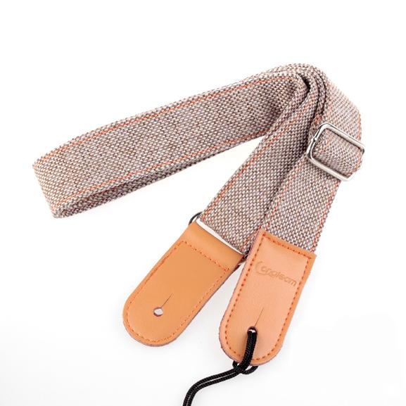 ウクレレストラップ ストラップピン付き US5 ウクレレ コットン リネン レザー　 |  | 04