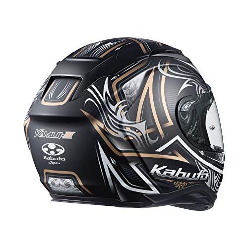 日本限定OGK KABUTO KAMUI-3 JAG フラットブラックゴールド XL61-62cm