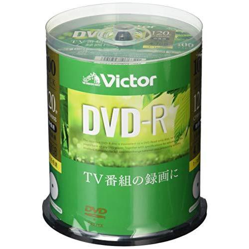ビクター Victor 1回録画用 DVD-R VHR12JP100SJ1 (片面1層 1-16倍速 100枚)