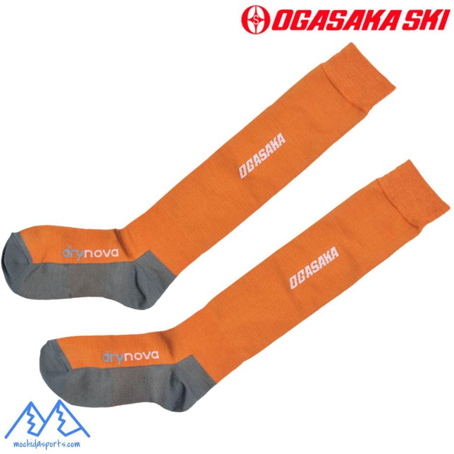 オガサカ スキーソックス リアルフィット スキーソックス オレンジ OGASAKA REALFIT OG-RE ORG 00216 | OGASAKA