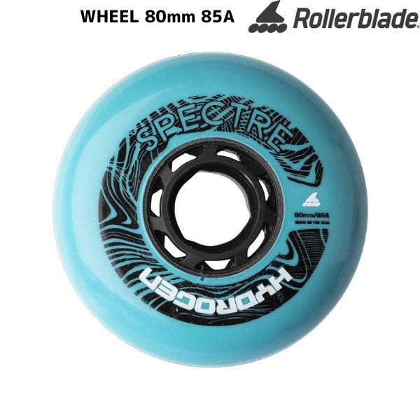 ローラーブレード インラインスケート ホイール 80mm 4個 ブルー ROLLERBLADE WHEELS HYDROGEN SPECTRE 80/85A 4PCS SALMON AQUA BLUE  066400003D8 | 