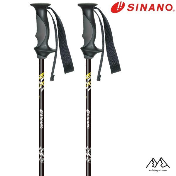 シナノ　ザ・フリート　スキー用ストック 117cm カーボン製 SINANO（シナノ） ストック スキーポール ザ フリート ブラック SINANO