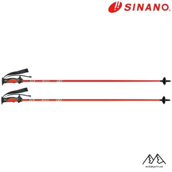 SINANO THE FLEET ストック（100cm）フリート SINANO（シナノ） ストック スキーポール ザ フリート レッド SINANO