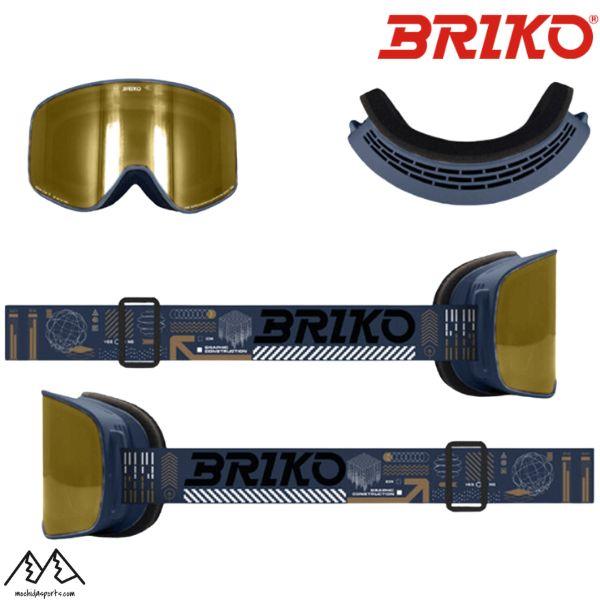 ブリコ スキーゴーグル チノ シャープライト ウッドブルー BRIKO CHINO SHARP LITE OBGOM3 21131HW-A0F_1