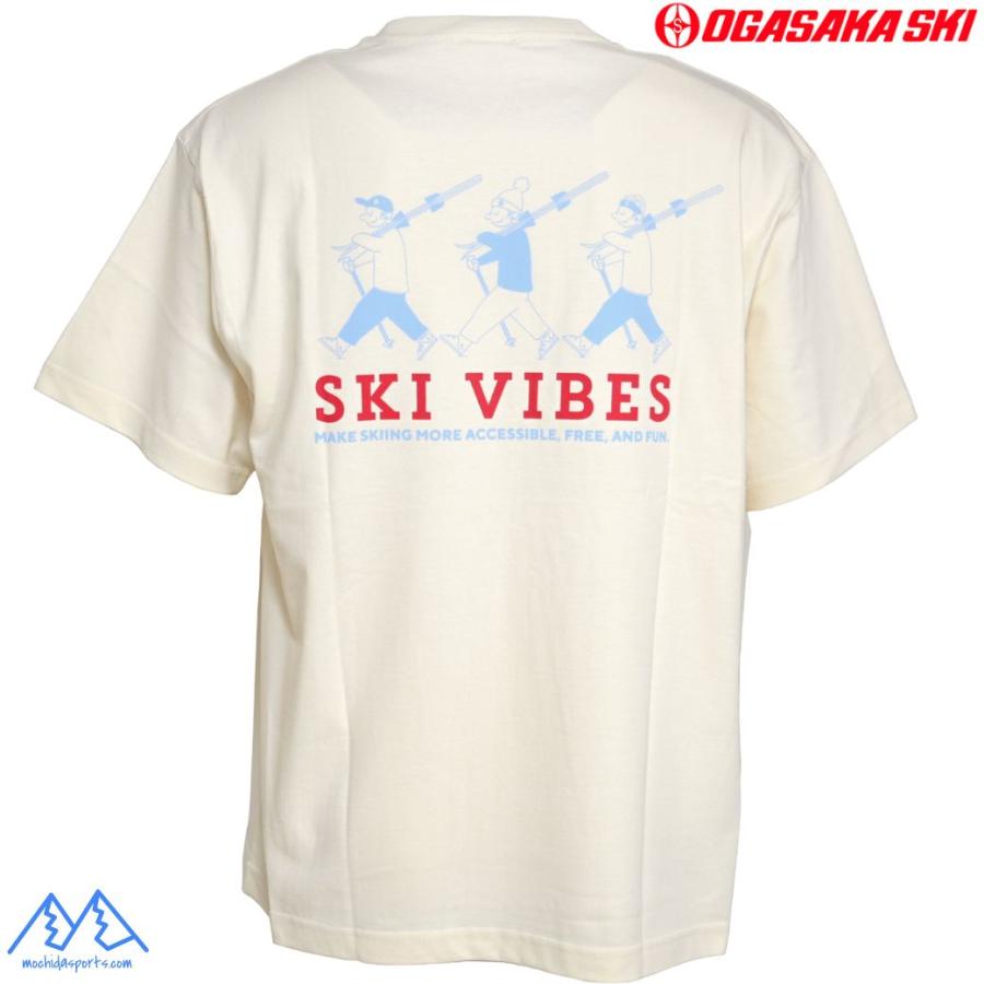 オガサカチーム ファイン コットン Tシャツ アイボリー OGASAKA TEAM FINE COTTON T SHIRT 26-20-IV | OGASAKA