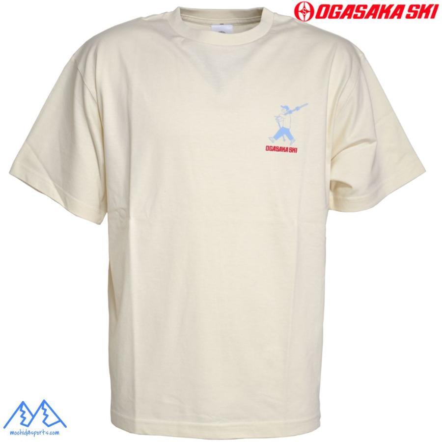オガサカチーム ファイン コットン Tシャツ アイボリー OGASAKA TEAM FINE COTTON T SHIRT 26-20-IV | OGASAKA | 01