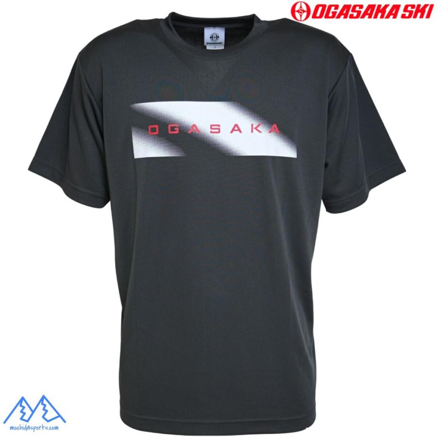 オガサカチーム ドライシルキータッチ Tシャツ ガンメタル OGASAKA TEAM DRY SILKY TOUCH T SHIRT 26-21 | OGASAKA