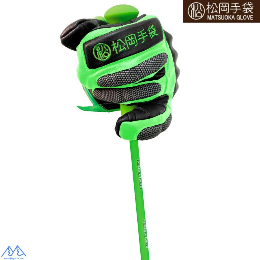 【新品未使用】松岡手袋　スキーグローブレース用　４フィンガー　サイズＸＬ 松岡手袋 マツオカ 4本指 レーシング スキーグローブ エルゴグリップ