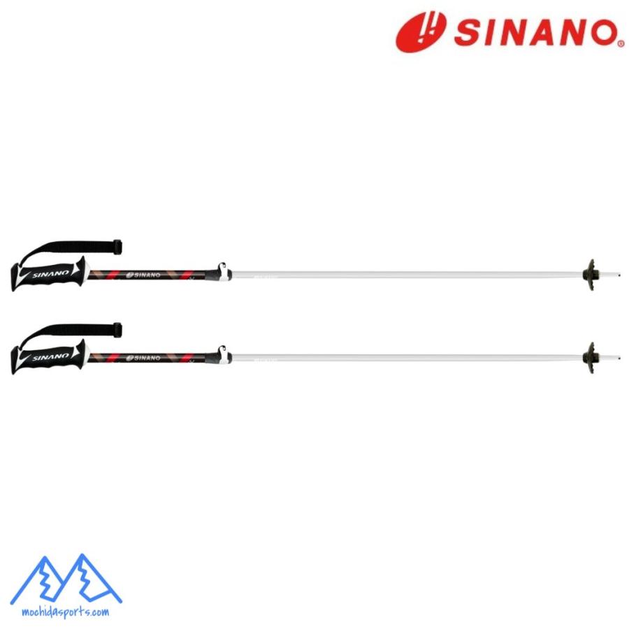 シナノ ストック サイズ調整式 アルミ スキーポール SINANO FREE-X AL BK フリーX AL ブラック 伸縮スキーポール 100-123cm 306250 | SINANO | 01