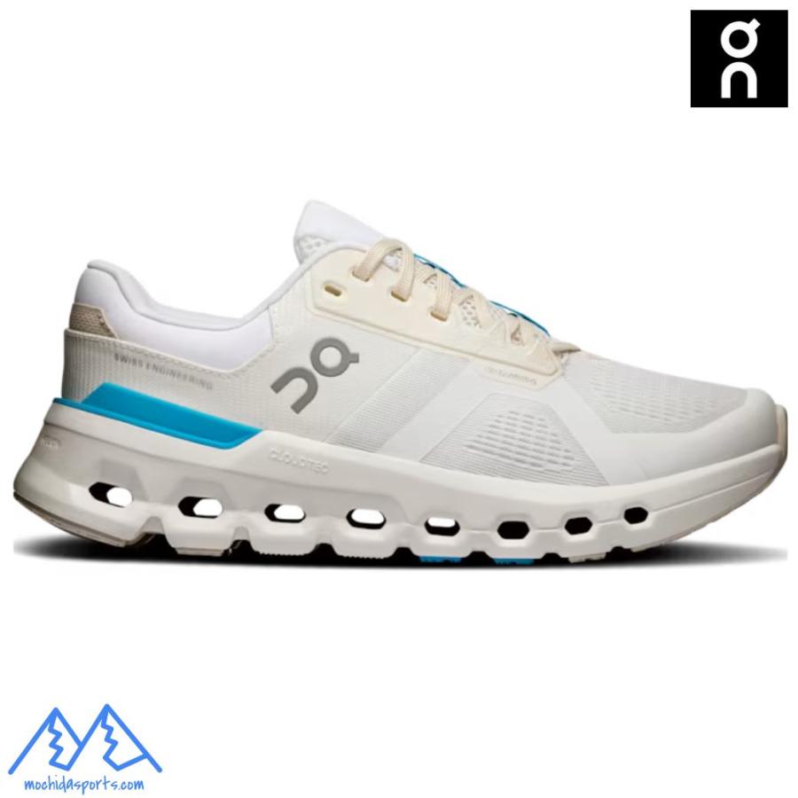 On Cloudrunner 2 オン クラウドランナー 2 ホワイト ホライゾン ブルー ランニングシューズ レディース White | Horizon 3WE10133195 | On
