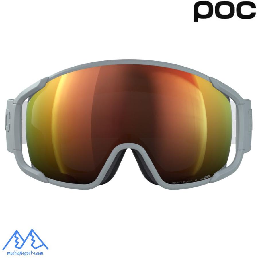 ポック スキーゴーグル ゾウニュラ ワイドフィット グレー オレンジ POC ZONULA WF JAPAN FIT Granite Grey Partly Sunny Orange 40891-9637 | POC | 02