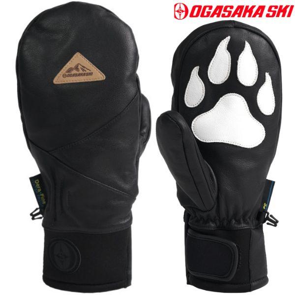 オガサカ ミトン スキーグローブ ブラック OGASAKA GB/BLK  420 | OGASAKA