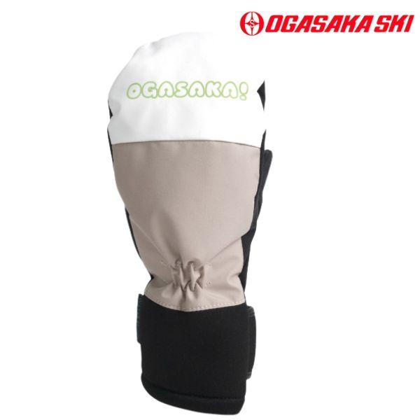 オガサカ ジュニア ミトン スキーグローブ ホワイト OGASAKA GJM/WHT  423 | OGASAKA