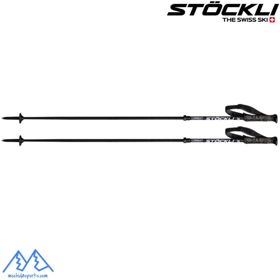 ストックリ サイズ調整式 スキーポール カーボン オールマウンテン